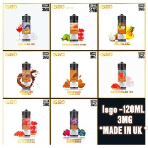 ISGO E-LIQUID 120 ML UAE