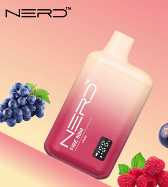 NERD FIRE 8000 PUFFS DISPOSABLE VAPE - Image 4