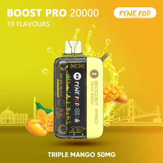 PYNE POD BOOST PRO 20000 PUFFS DISPOSABLE VAPE - Image 3