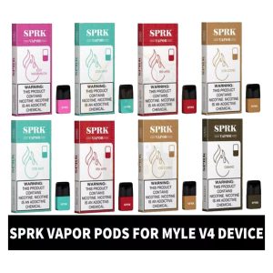 Myle V4 Compatible Pod SPRK VAPOR use for Myle V4 Device