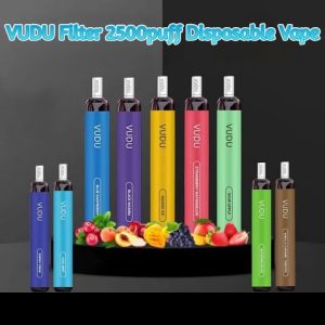 VUDU Filter 2500 Puffs Disposable Vape In UAE