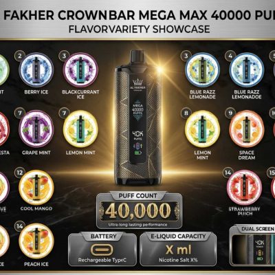 Al Fakher Crown Bar Mega Max 40000 Puffs Disposable Vape