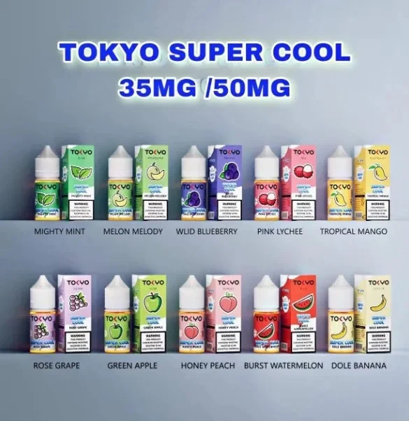TOKYO SUPER COOL SALTNIC 30ML (30MG & 50MG)