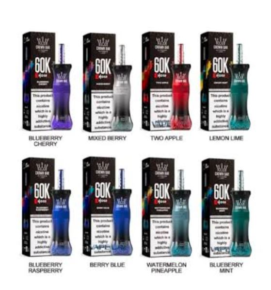 Crown Bar Al Fakher E Hose X 60000 Puffs Hookah