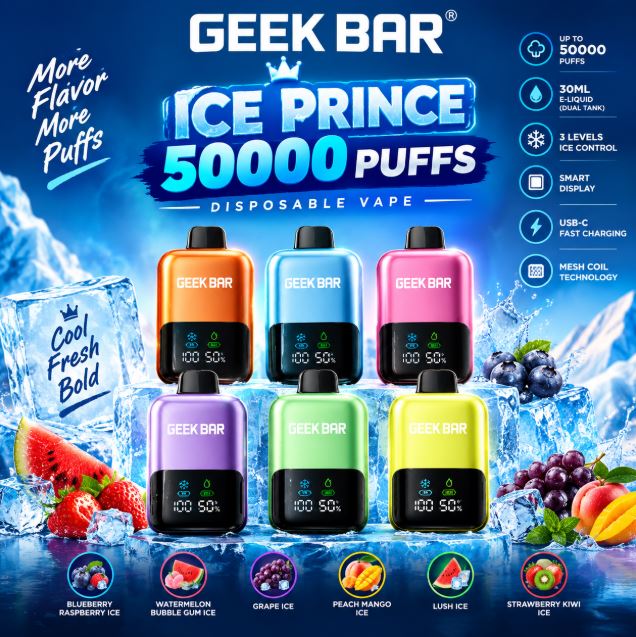 GeekBar Ice Prince 50000 Puffs Disposable Vape
